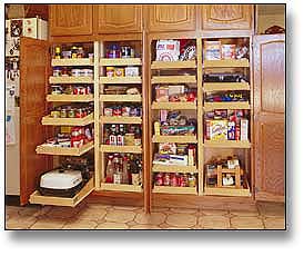 Large pantry area